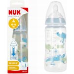 Nuk skleněná kojenecká láhev FC s kontrolou teploty růžová 240 ml – Zboží Dáma
