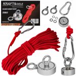 KRAFT&DELE Magnet fishing 140kg oboustranný pro lovce pokladů KD10415 – Zbozi.Blesk.cz