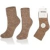 Intenso Natural Wool vlněné beztlaké dámské ponožky béžové