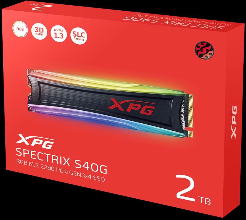 ADATA XPG SPECTRIX S40G 2TB, AS40G-2TT-C