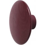 Muuto The Dots Wood Medium burgundy – Hledejceny.cz