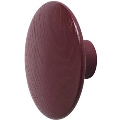 Muuto The Dots Wood Medium burgundy – Hledejceny.cz