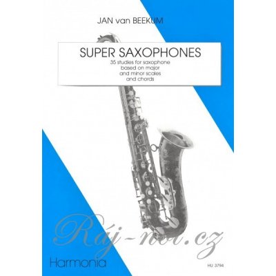 Super Saxophones 35 přednesových etud pro saxofony – Zboží Mobilmania