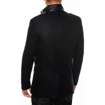Ombre Clothing pánský kabát Augustino černá – Hledejceny.cz