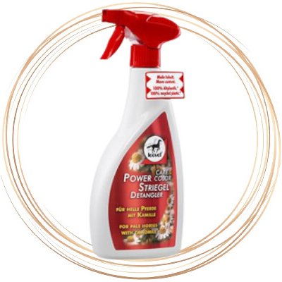 Leovet Lesk pro světlé koně Power Striegel 550 ml – Zboží Dáma