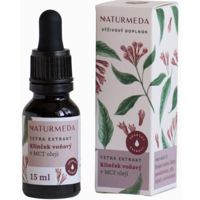 Naturmeda Hřebíčkovec vonný Tetra bylinný extrakt 15 ml – Hledejceny.cz