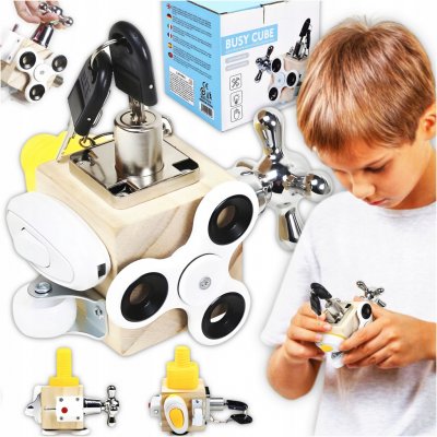 Senzorická manipulační kostka 3toysm KM1 12,5x11,5x12,5 cm – Hledejceny.cz