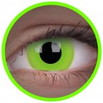 MaxVue Vision Crazy čočky UV Glow Green barevné svítící roční 2 čočky – Hledejceny.cz