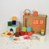 Dřevěná hračka Tooky Toy Edukační box Mini 6 ks