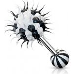 Šperky4U piercing do jazyka silikonový střapec PJ01196-KW – Zboží Dáma