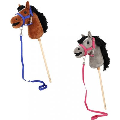 Ohlávka s vodítkem QHP Hobby Horse cobalt blue – Hledejceny.cz