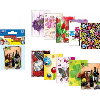 Jmenovky na dárky srdečné 10ks – Zbozi.Blesk.cz