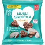 Semix Müsli srdíčka s čokoládou a kokosem 50g – Zboží Dáma