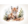 Tapety Postershop Fototapeta vliesová: For Kids Little Lynx - 208x146 cm