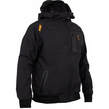 Fox Collection Bunda Black/Orange Shell Hoodie