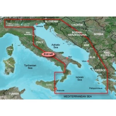 Garmin Bluechart G2 HXEU014R - Italy, Adriatic Sea , území velikosti Regular – Zbozi.Blesk.cz