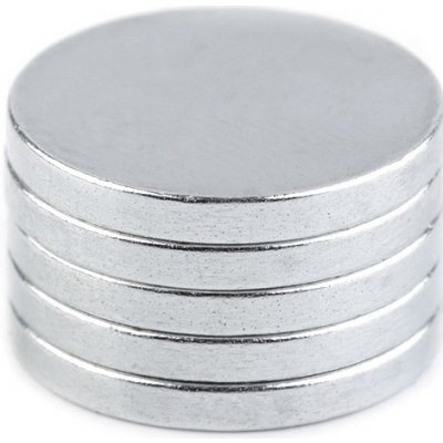 Magnet Ø15 mm velmi silný, malé, nikl – Hledejceny.cz