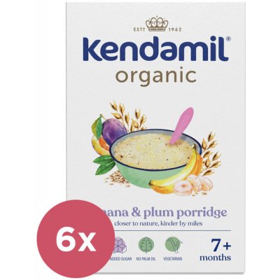 Kendamil BIO Nemléčná kaše vícezrnná kaše 6 x 150 g – Hledejceny.cz