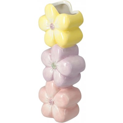 Home Styling Collection Keramická váza BLOMMA, 23 cm - vzor 1 vícebarevný – Hledejceny.cz