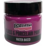 Pentart Barva na sklo a porcelán 30 ml tmavě růžová – Hledejceny.cz