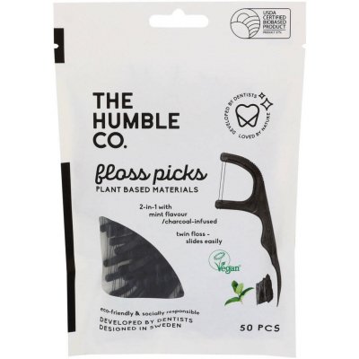 The Humble Co. Floss Picks dentální párátka 50 ks – Sleviste.cz