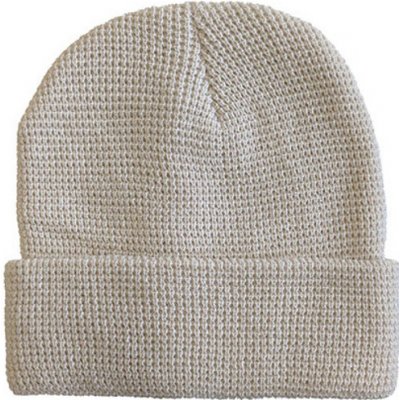 L-Merch Unisex pletená čepice C1463 Sand – Zboží Mobilmania