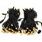 DECOLED Easy Fix LED světelný řetěz, 20 m, venkovní, teple bílá, 120 diod, černý kabel, IP44 – Hledejceny.cz
