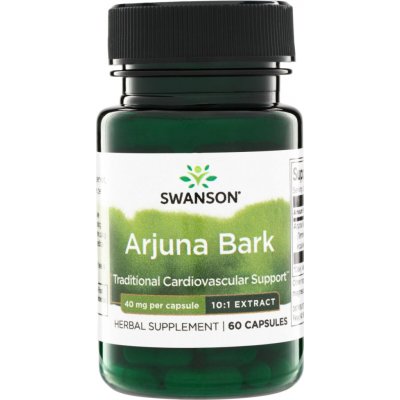 Swanson Arjuna Bark 40 mg 60 kapslí – Hledejceny.cz