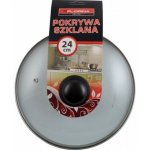 FLORINA Skleněná poklice s plastovým úchytem 24cm – Zboží Dáma