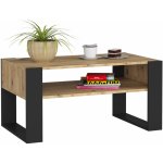 Ak furniture DOMI dub artisan / černý