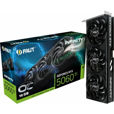 Palit GeForce RTX 5060 Ti Infinity 3 OC 16GB NE7506TS19T1-GB2061S – Zboží Živě