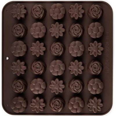 Banquet Formičky na čokoládu silikonové Culinaria Brown 21,4x20,6 cm – Zboží Mobilmania