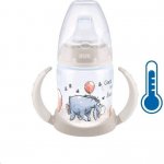 Nuk kojenecká láhev na učení Medvídek Pú s kontrolou teploty béžová 46040 150 ml – Zboží Dáma