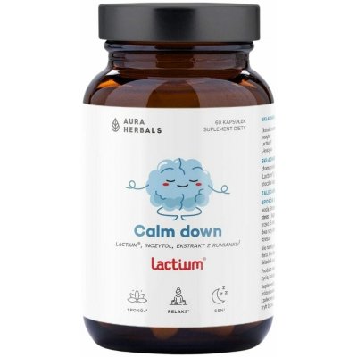Aura Herbals Calm down Lactium ® 60 kapslí – Hledejceny.cz