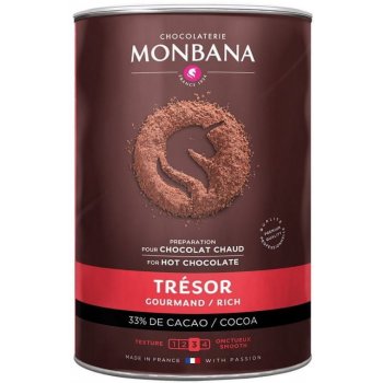 Monbana horká čokoláda Tresor 1 kg