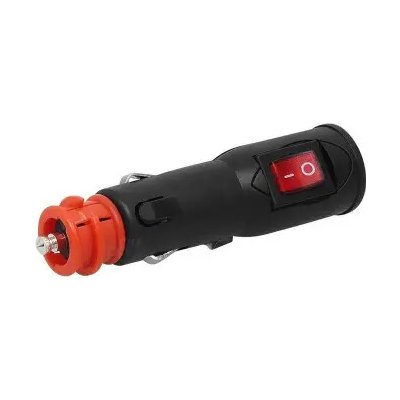 AMIO Zástrčka autozapalovače s vypínačem EURO/DIN 12/24V – Zboží Živě