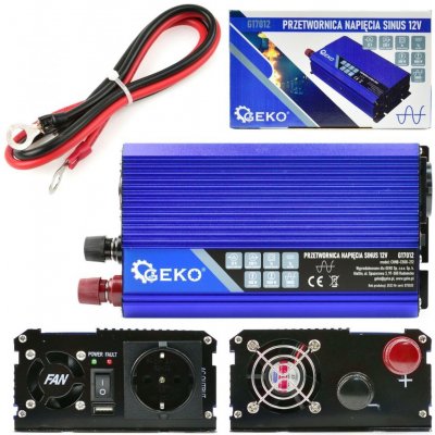 Geko 12/230V 500W/1000W, čistá sinusovka G17012 | Zboží Auto