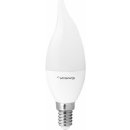 Whitenergy LED žárovka 10xSMD2835 C37L E14 5W 230V teplá bílá mléko