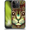 Pouzdro a kryt na mobilní telefon Apple Pouzdro Head Case Apple iPhone 15 Pro AZTEC KOČKA