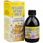 Müllerův dětský sirup s jitrocelem a mateřídouškou 245 ml – Hledejceny.cz