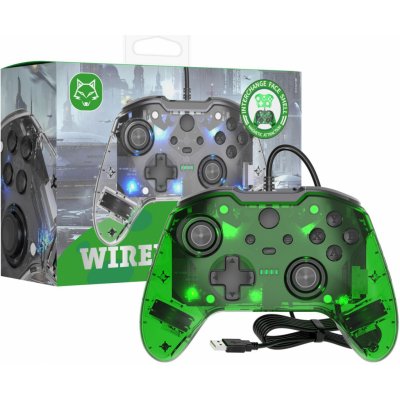 PSko drátový ovladač pro Xbox One Crystal Green 6815 – Zbozi.Blesk.cz