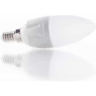 Lindby E14 4,9W 830 LED lampa ve tvaru svíčky teplá bílá C37-6W-E14 – Zbozi.Blesk.cz