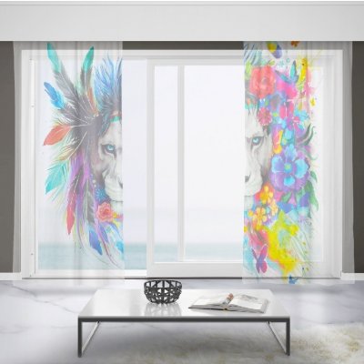 IMPAR Záclony Lev art (Rozměr záclony: 150x250) – Hledejceny.cz