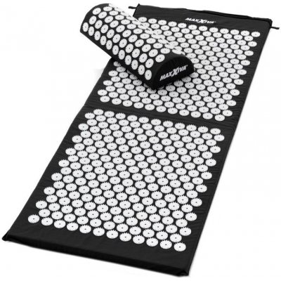 MAXXIVA Akupresurní podložka s polštářem 130 x 50 cm černá – Zboží Dáma