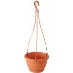 Nohel Garden květináč závěsný AGRO s podmiskou plastový terakota 18 cm – Zbozi.Blesk.cz