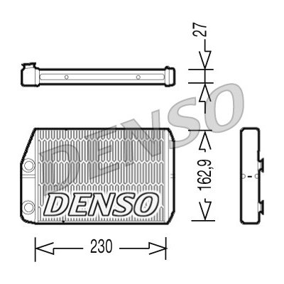 Výměník tepla pro vnitřní vytápění DENSO DRR09034 – Hledejceny.cz
