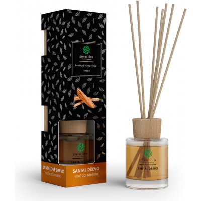 Green idea ratanové vonné tyčinky Santal dřevo 100 ml – Hledejceny.cz
