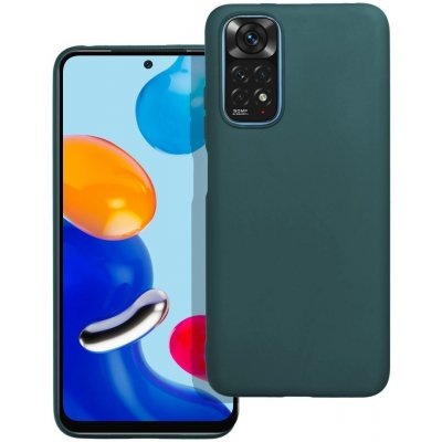 Pouzdro Case4Mobile Silikonové MATT Xiaomi Redmi Note 11, Redmi Note 11S, Redmi Note 11S 5G - tmavě zelené – Zbozi.Blesk.cz