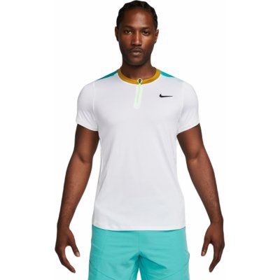 Nike Court Dri-Fit Advantage Polo white/washed teal/bronzine/black