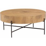 Stilla Kulatý Liviano 80 cm přírodní dub / černá – Zboží Dáma